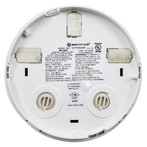 Notifier NP-200T Photo Detector w/ 135F Fixed Temp Sensor (White)