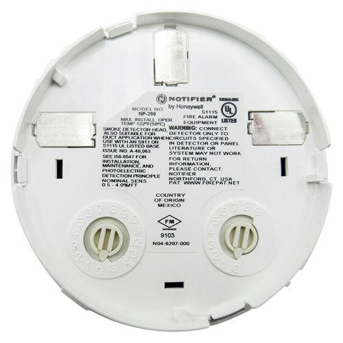 Notifier NP-200 Photoelectric Smoke Detector