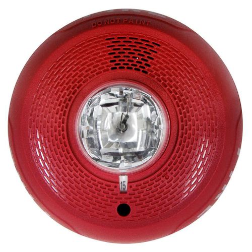 System Sensor PC2RL-BP10 Red Ceiling Mount Horn Strobe
