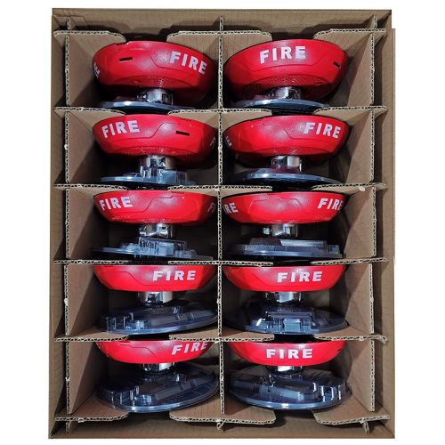 System Sensor PC2RL-BP10 Red Ceiling Mount Horn Strobe