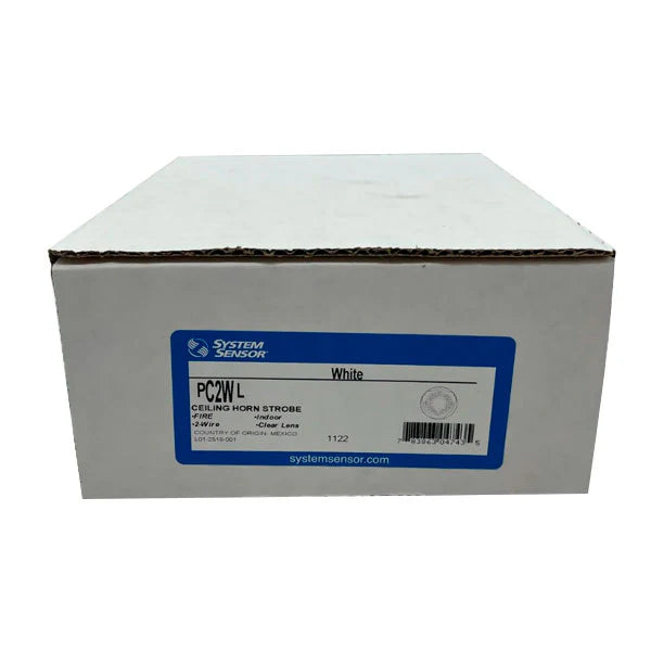 System Sensor PC2WL Horn Strobe White