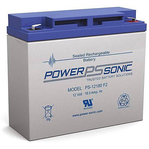 Power Sonic PS-12180 F2 Battery