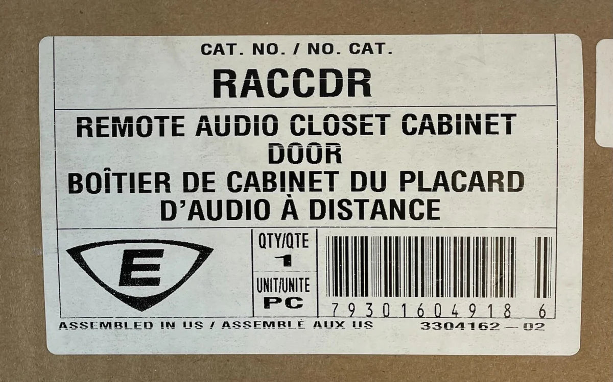 Edwards RACCDR Door for RACCR Wallbox
