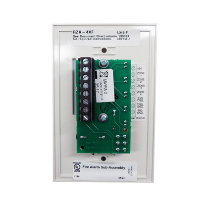 Fire-Lite RZA-4XF Remote Zone Annunciator