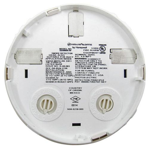 Fire-Lite SD365R-IV Smoke Detector w/ Remote Test (Ivory)