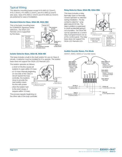 Edwards EST SIGA-HRD RoR Heat Detector