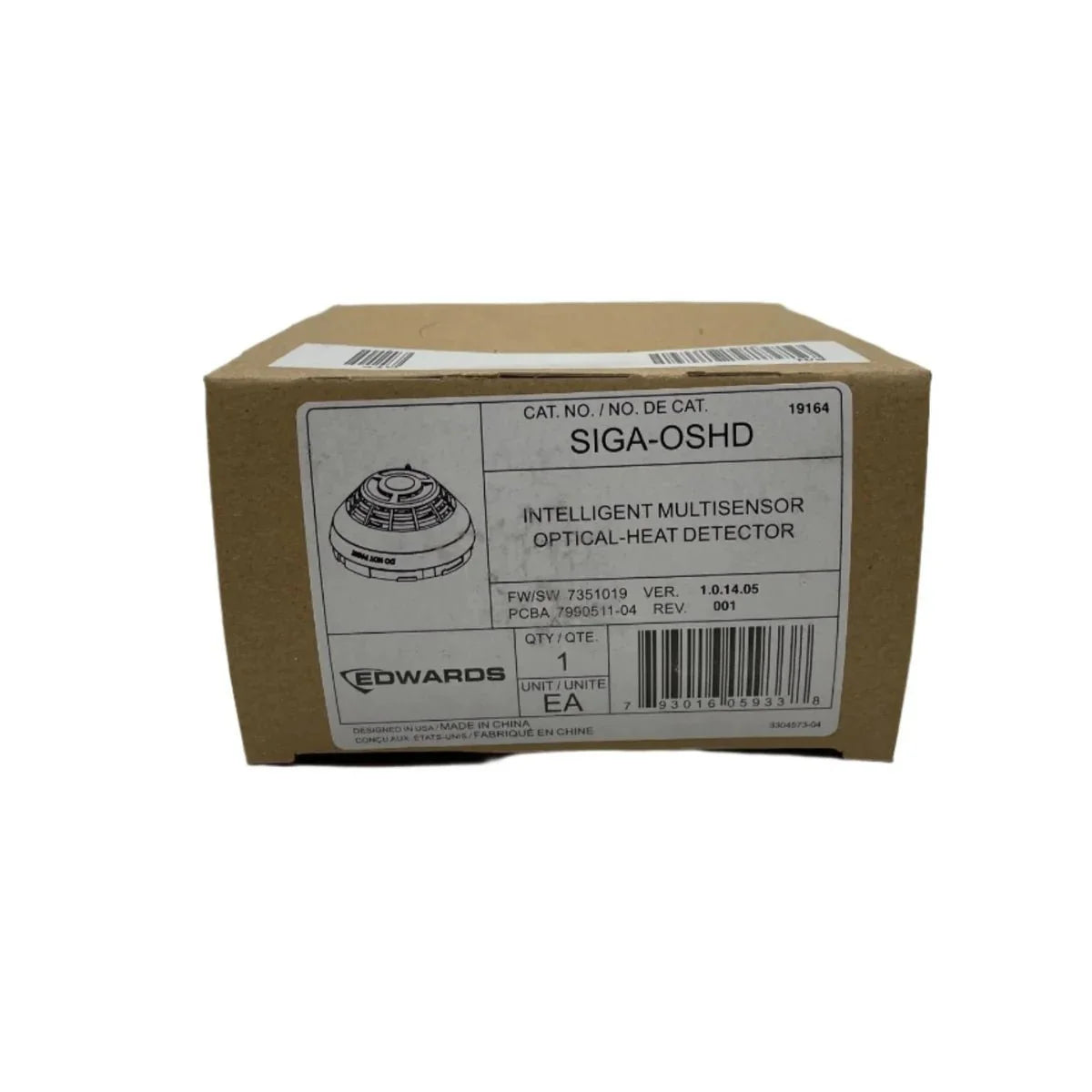 Edwards SIGA-OSHD-FCN Multi-Criteria Optical Smoke and Heat Detector