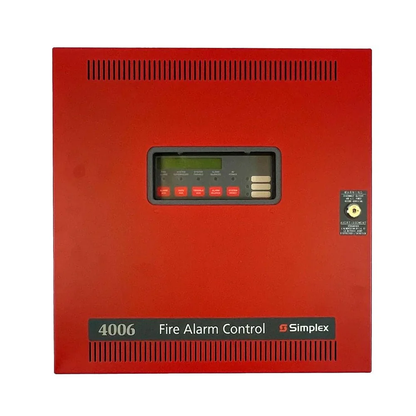 SIMPLEX 4006-9101 Fire Alarm Panel Red 120VAC