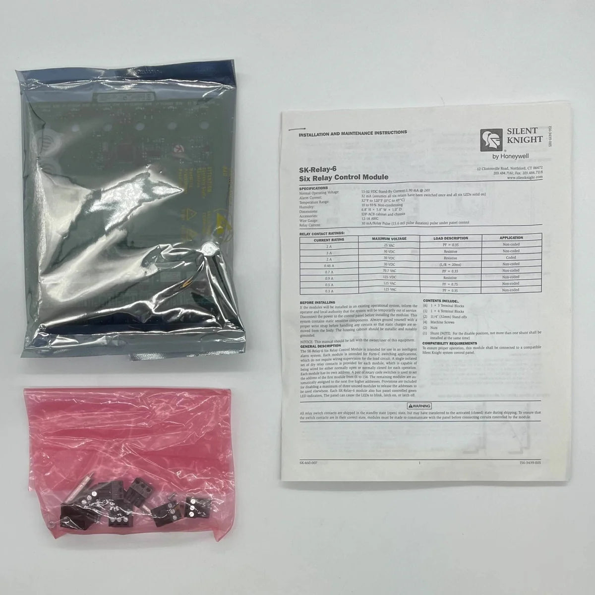 Silent Knight SK-RELAY-6 Relay Control Module