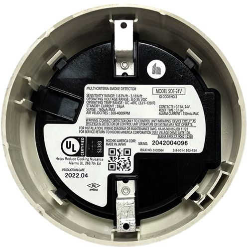 Hochiki SOE-24V Conventional Photoelectric Smoke Detector