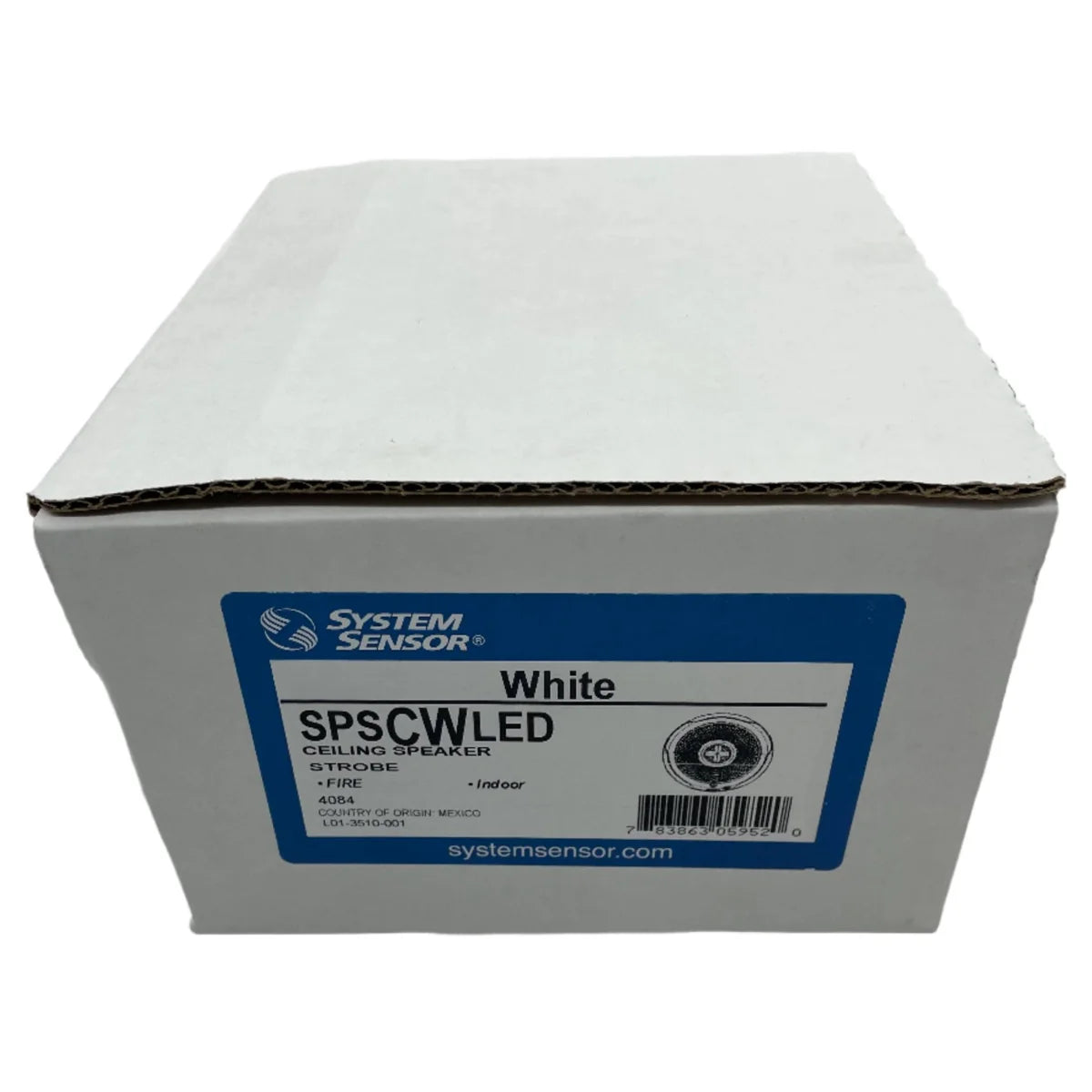 System Sensor SPSCWLED Speaker Strobe Ceiling FIRE