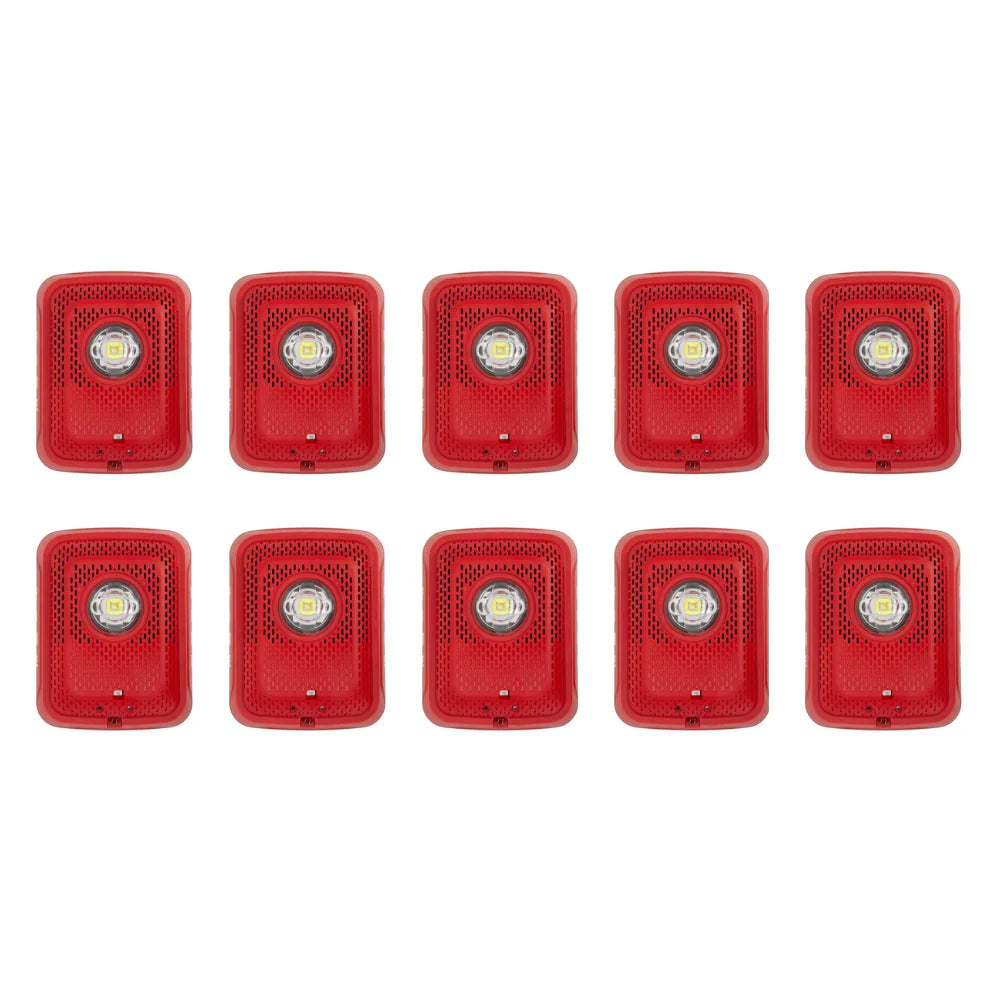 System Sensor SPSRLED-BP10 Speaker Wall-Mounted LED Strobe Bulk Pack
