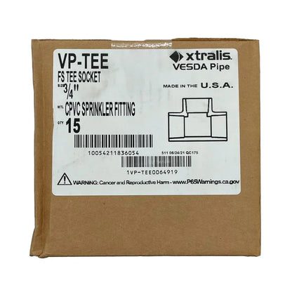 Vesda VP-TEE Pipe Tee Box of 15 With Led