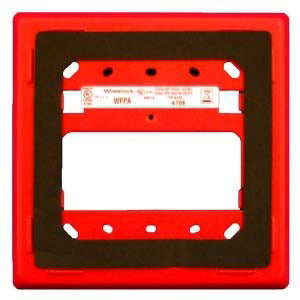 Siemens WFPAS-R (500-636133) Weatherproof Flush Plate Red
