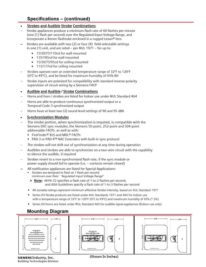 Siemens ZR-MC-CW Z-Strobe (White)