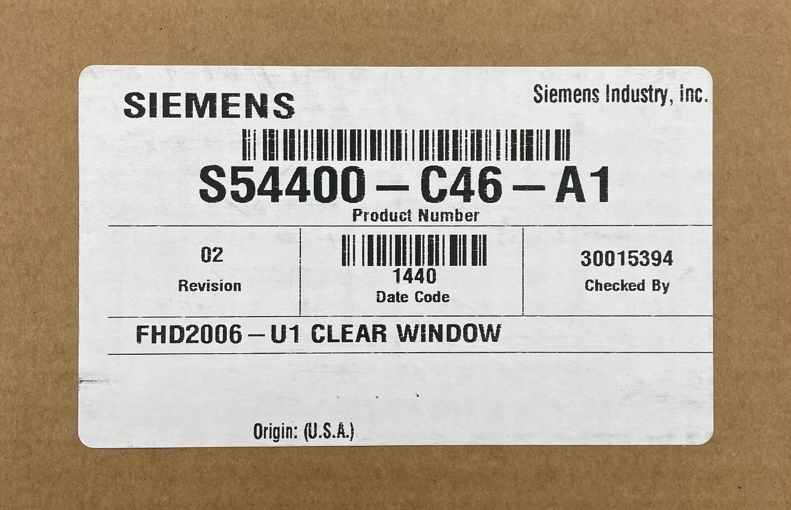 Siemens FHD2006-U1 (S54400-C46-A1