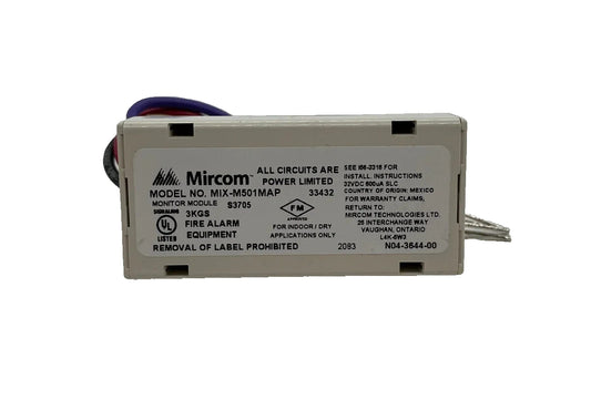 Mircom MIX-M501MAP Monitor Module - Same Day Shipping (SEALED)