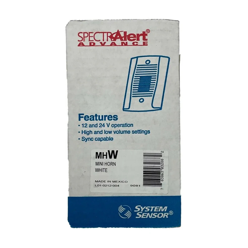 System Sensor MHW - Same Day Shipping (SEALED)