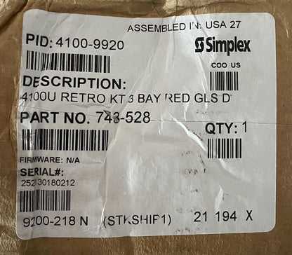 Simplex 4100-9920 - Same Day Shipping (SEALED)