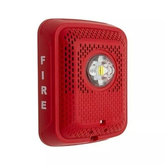 System Sensor SPSRLED L-Series Indoor Speaker Wall-Mounted LED Strobe, "FIRE"