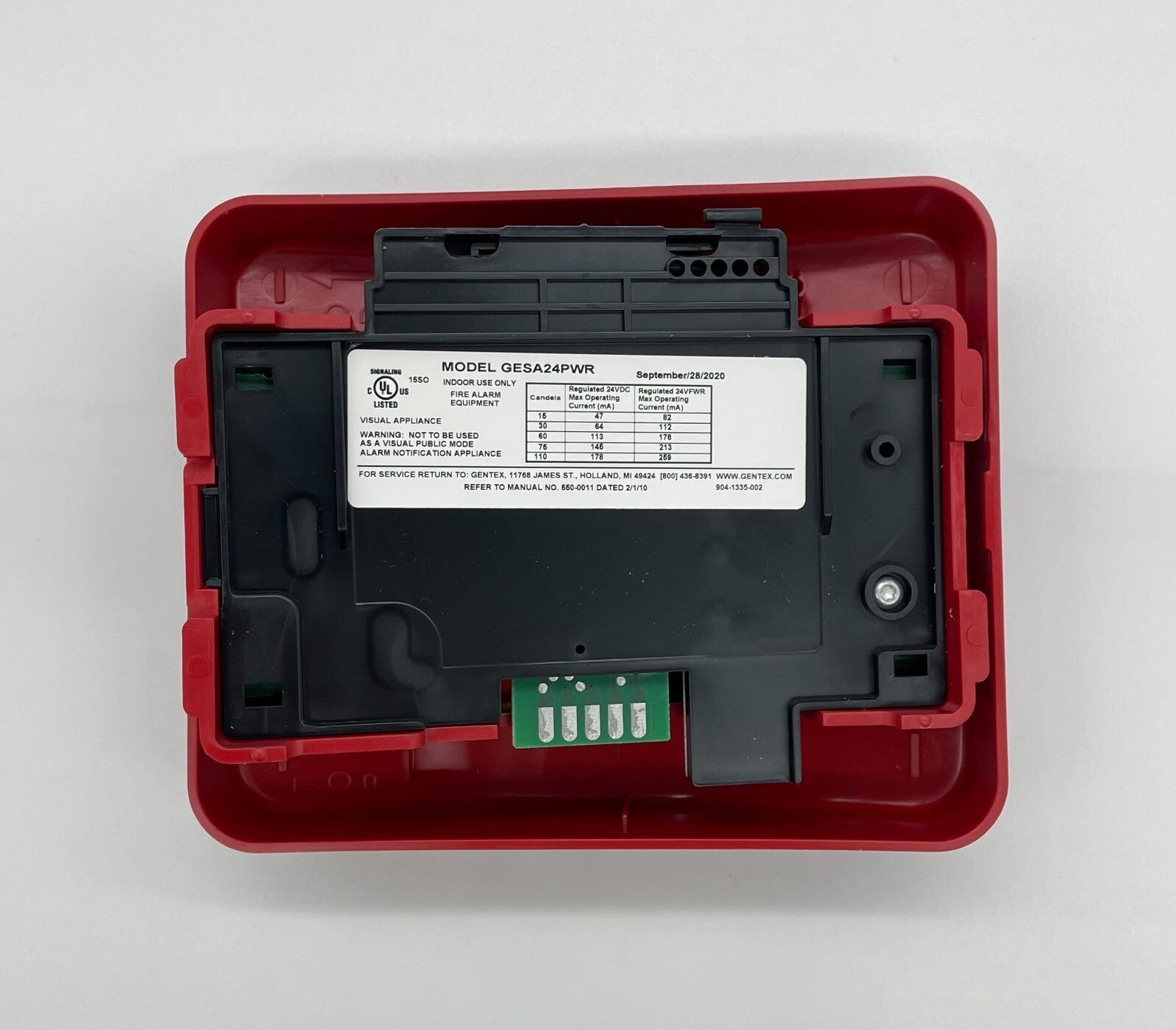 Gentex GESA24PWR - Same Day Shipping (SEALED)