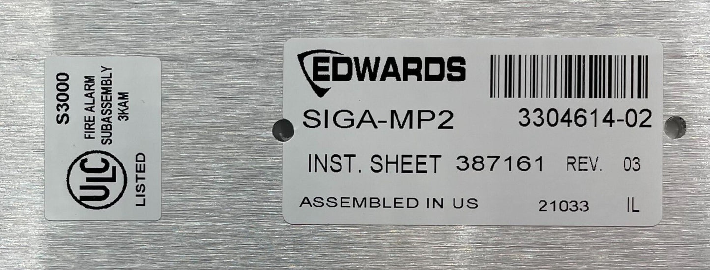 Edwards SIGA-MP2 - Same Day Shipping (SEALED)