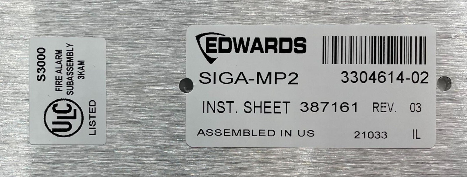 Edwards SIGA-MP2 - Same Day Shipping (SEALED)