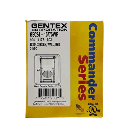Gentex GEC24-1575WR (904-1127-002) Horn/Strobe - Same Day Shipping (SEALED)