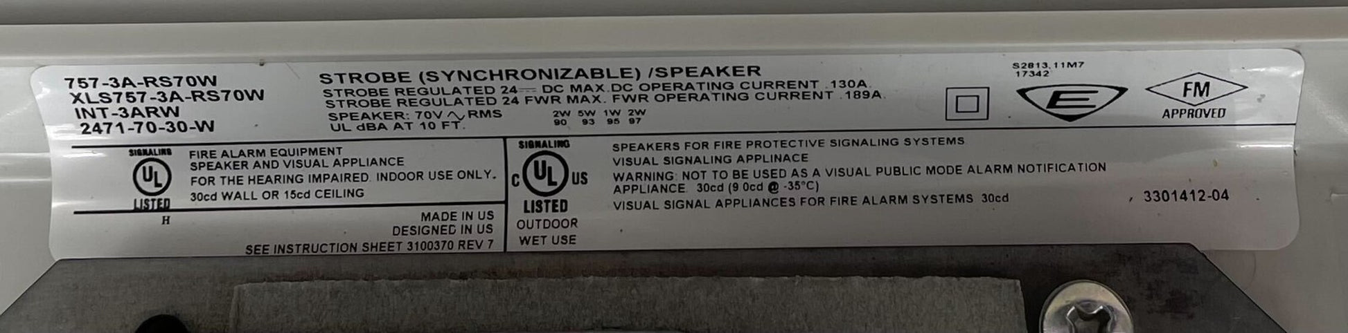 Edwards 757-3A-RS70W - Same Day Shipping (SEALED)