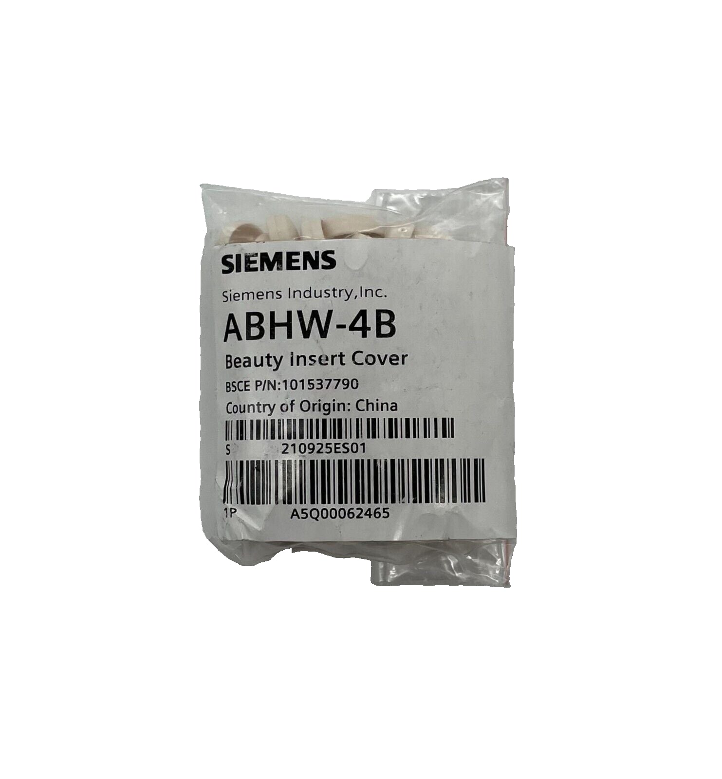 Siemens ABHW-4B INSERT - Same Day Shipping (SEALED)