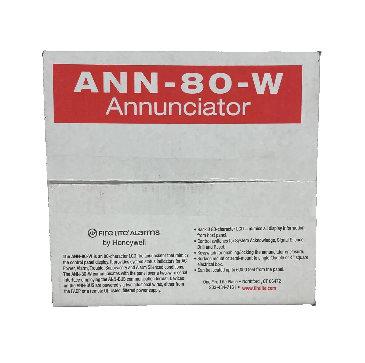Fire-Lite ANN-80-W - Same Day Shipping (SEALED)