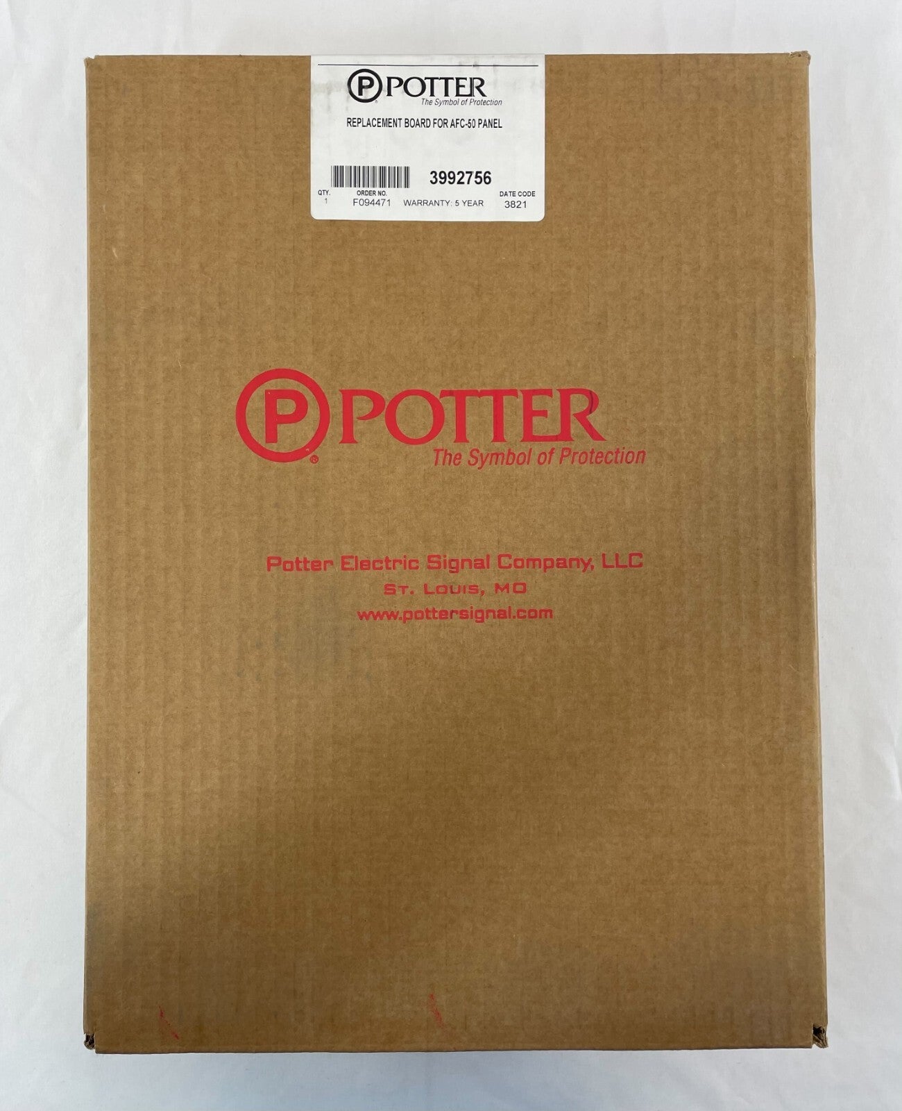 Potter AFC-50 RB - Same Day Shipping (SEALED)