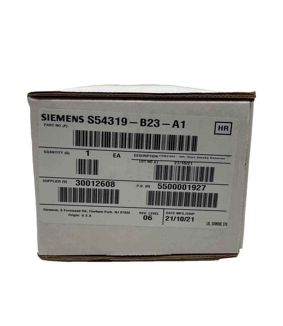 Siemens FDBZ492-HR (S54319-B23-A1