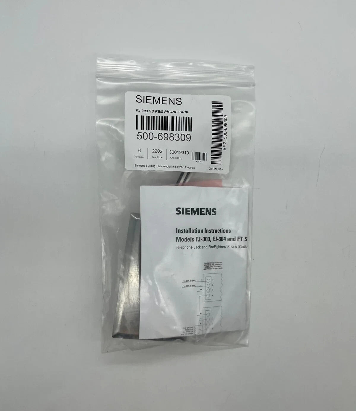 Siemens FJ-303SS - Same Day Shipping (SEALED)