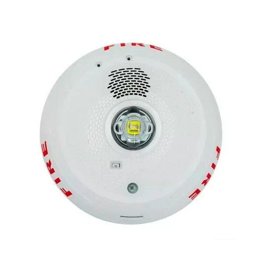 System Sensor PC2WLED L-Series 2-Wire LED Horn Strobe, Ceiling-Mount, FIRE