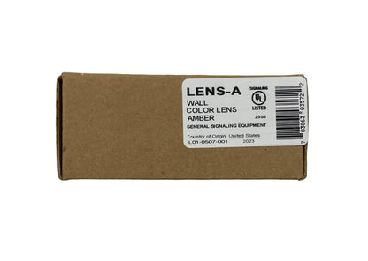 System Sensor LENS-A Wall Strobe Lens Amber - Same Day Shipping (SEALED)