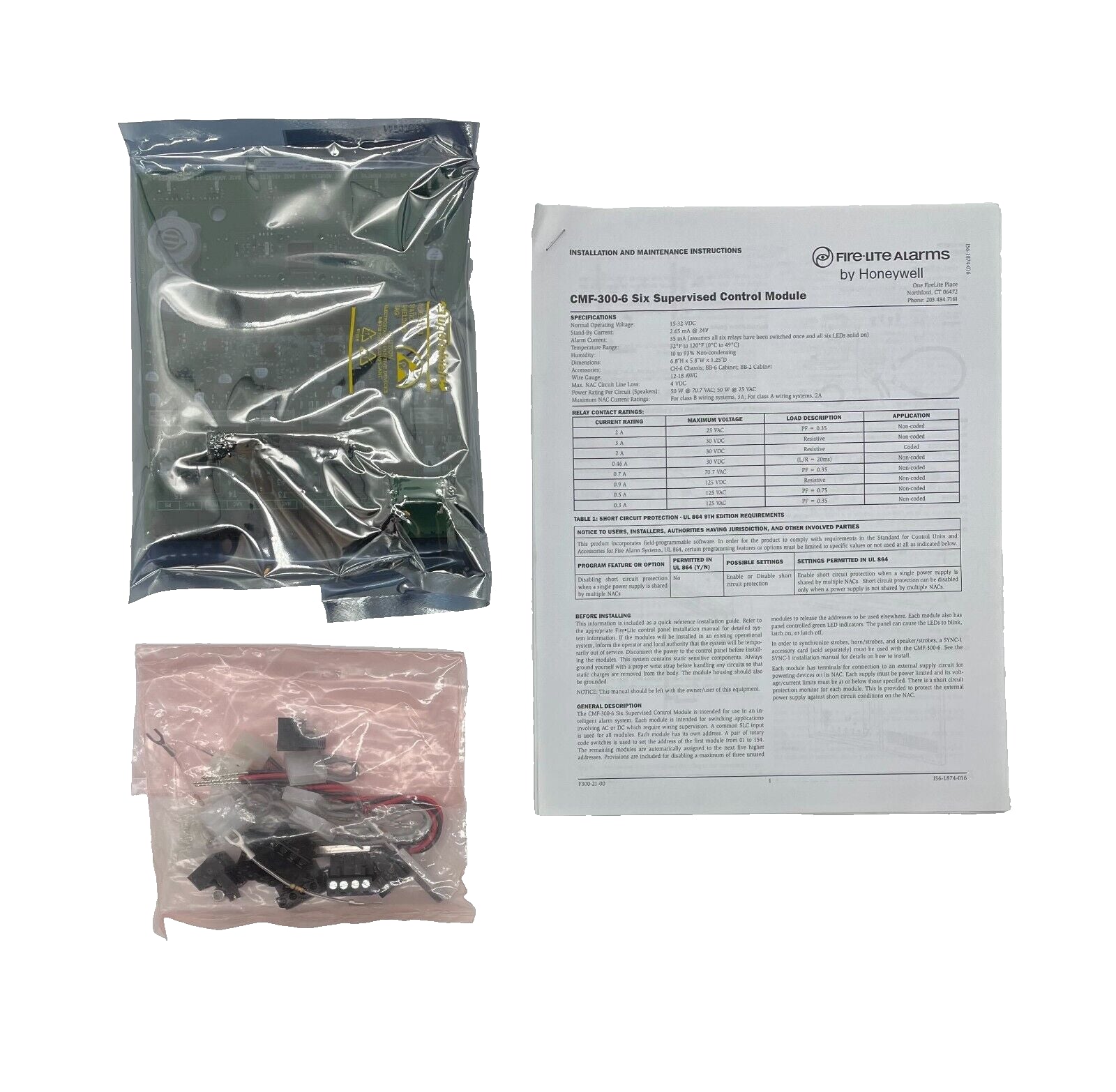 Fire-Lite CMF-300-6 - Same Day Shipping (SEALED)