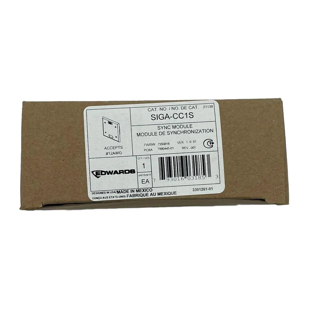 Edwards SIGA-CC1S - Same Day Shipping (SEALED)