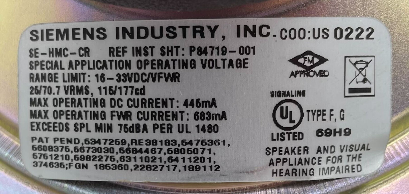 Siemens SE-HMC-CR - Same Day Shipping (SEALED)