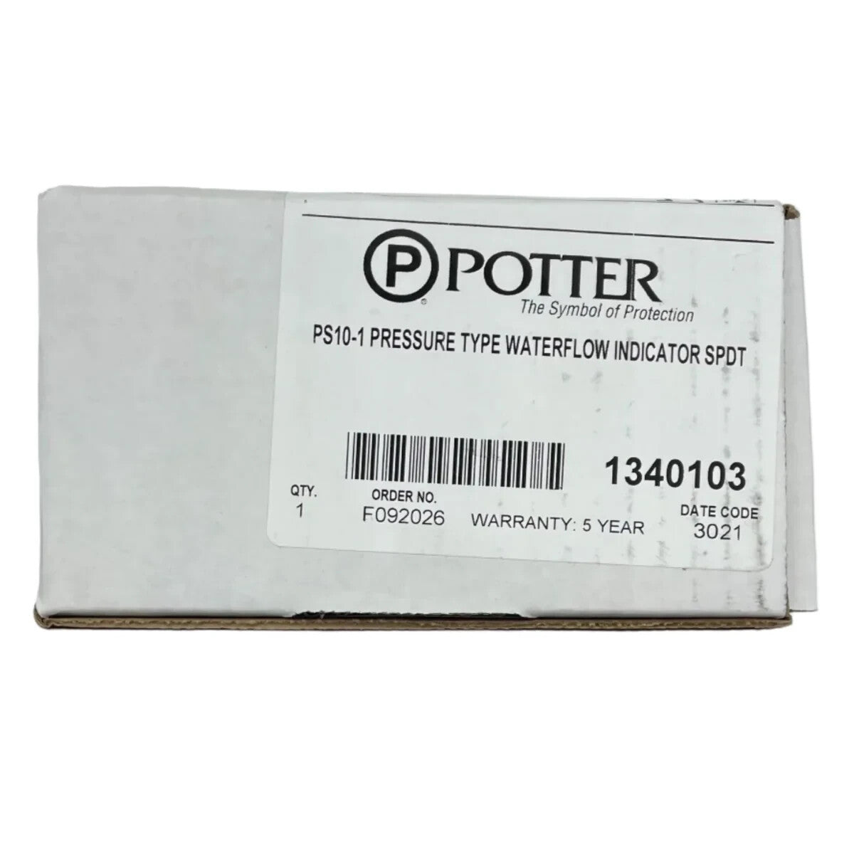 Potter PS10-1 Pressure Type Waterflow Indicator - Same Day Shipping (SEALED)