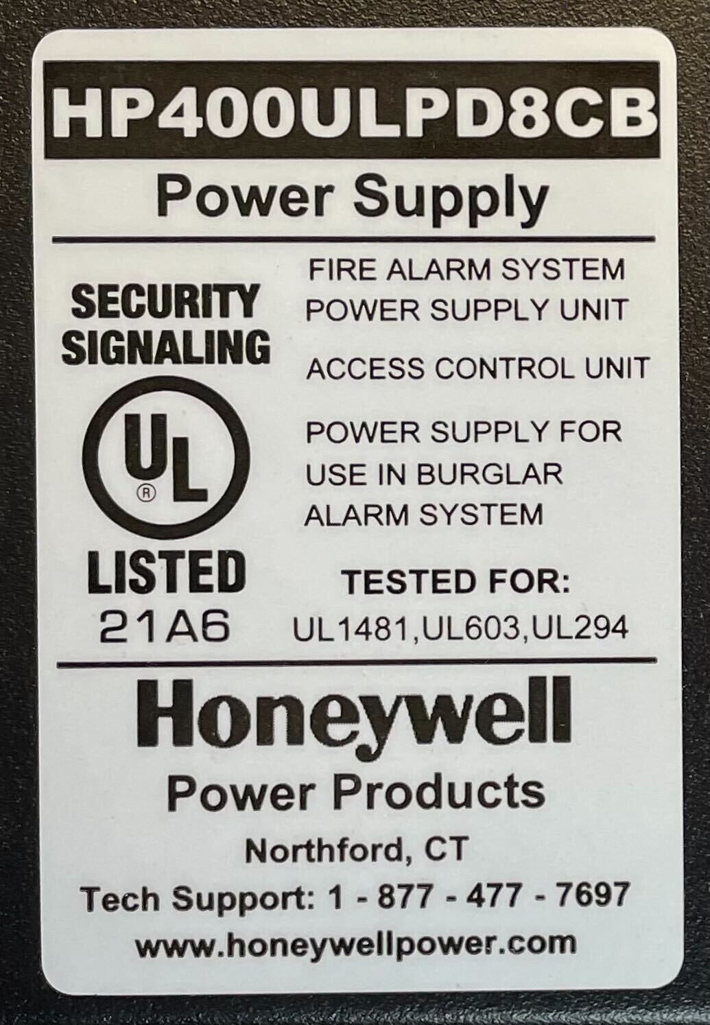 Honeywell HP400ULPD8CB - Same Day Shipping (SEALED)