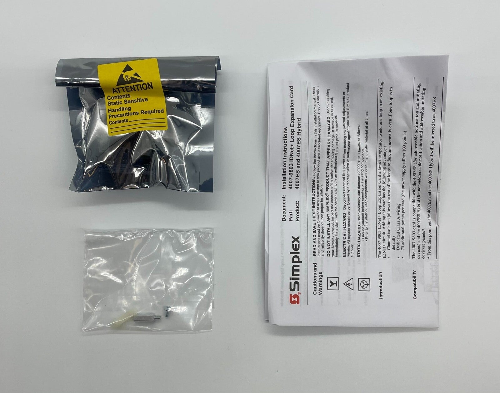 Simplex 4007-9803 Idnet 2 Loop Expansion Module