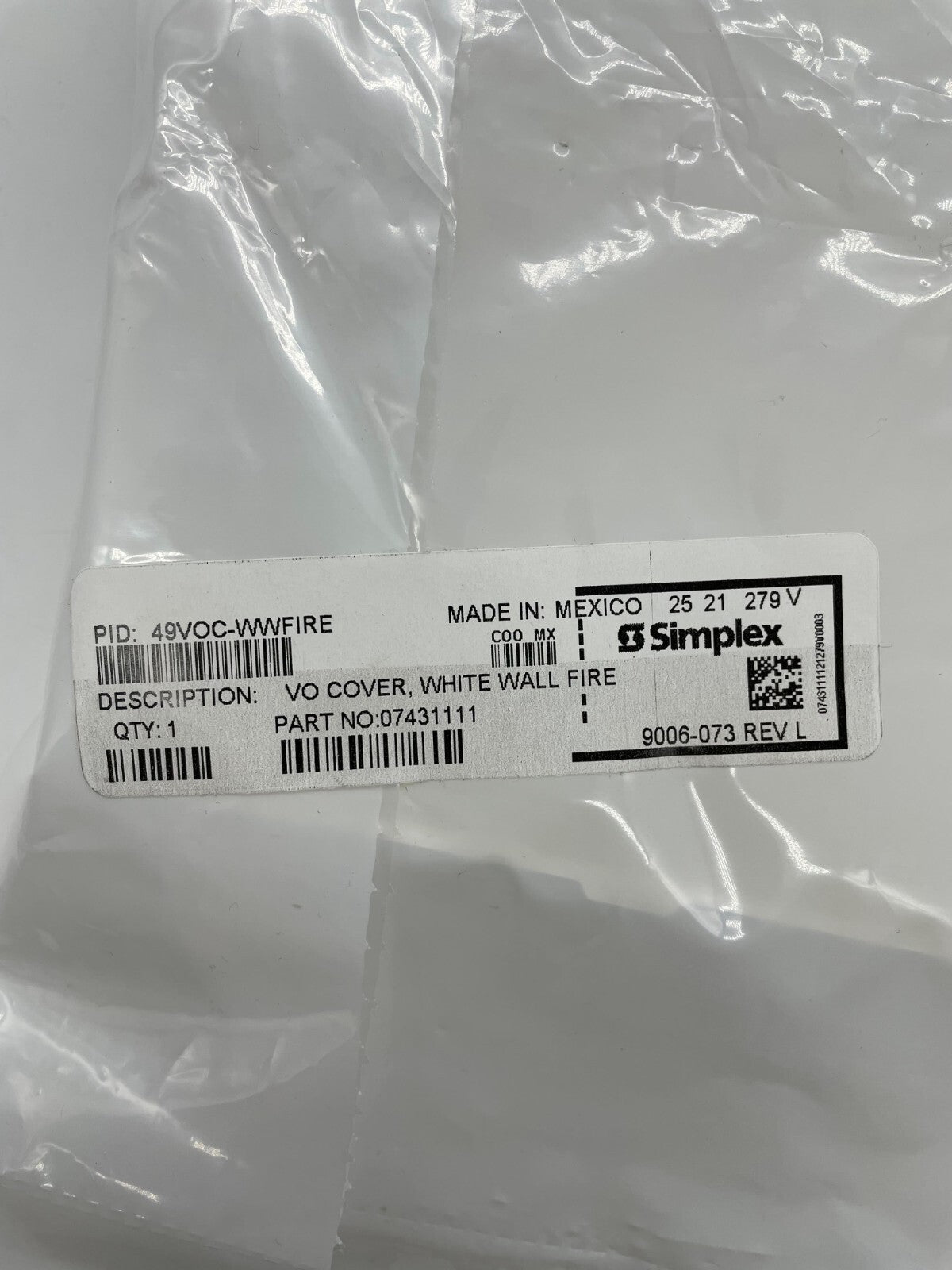 Simplex 49VOC-WWFIRE - Same Day Shipping (SEALED)