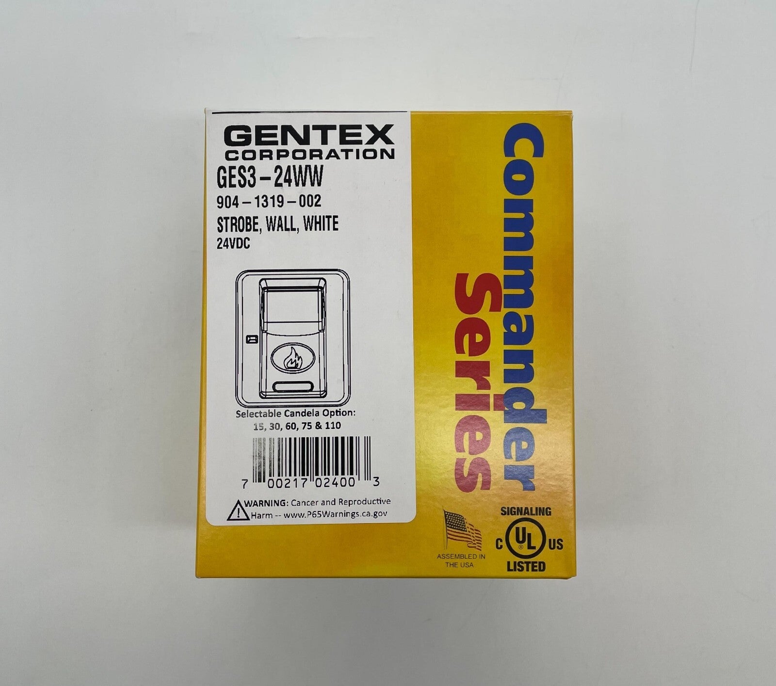 Gentex GES3-24WW - Same Day Shipping (SEALED)