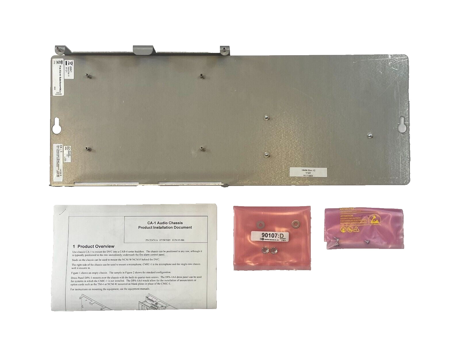 Notifier CA-1 One Row Chassis - Same Day Shipping (SEALED)