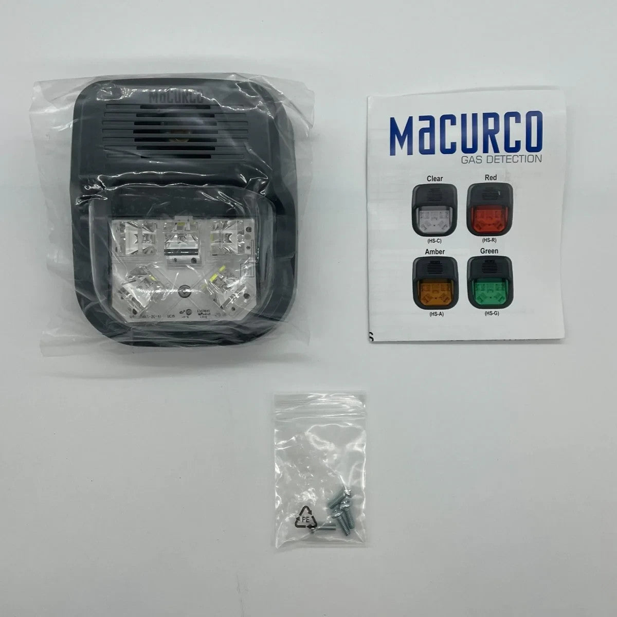 Macurco HS-C Horn Strobe Combo Clear Lens - Same Day Shipping (SEALED)