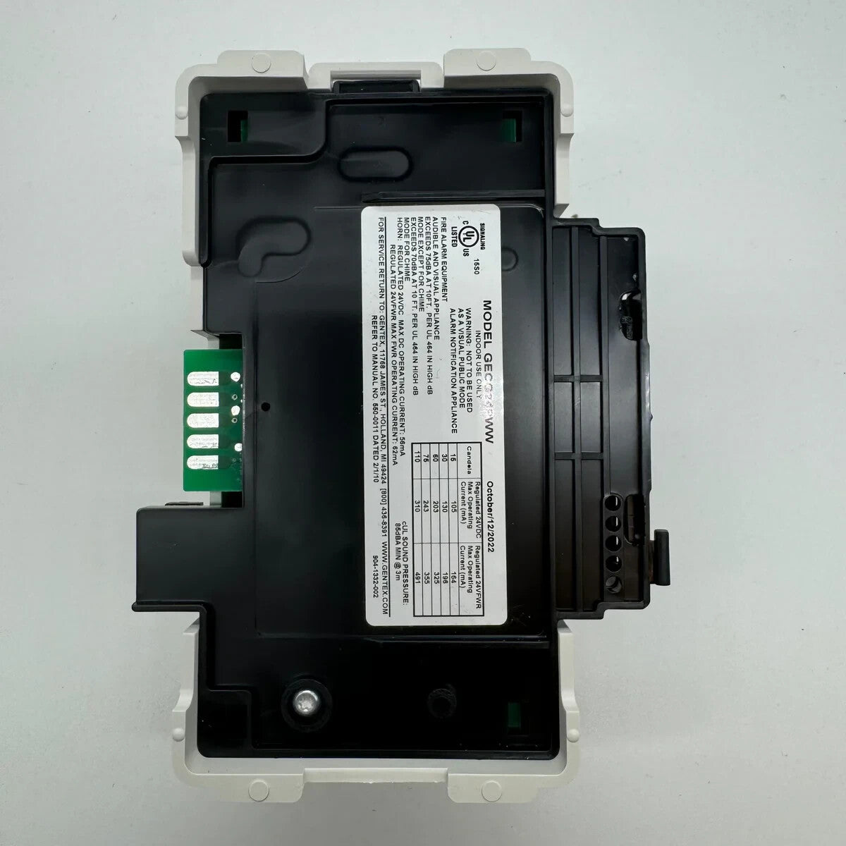 Gentex GECG24PWW - Same Day Shipping (SEALED)