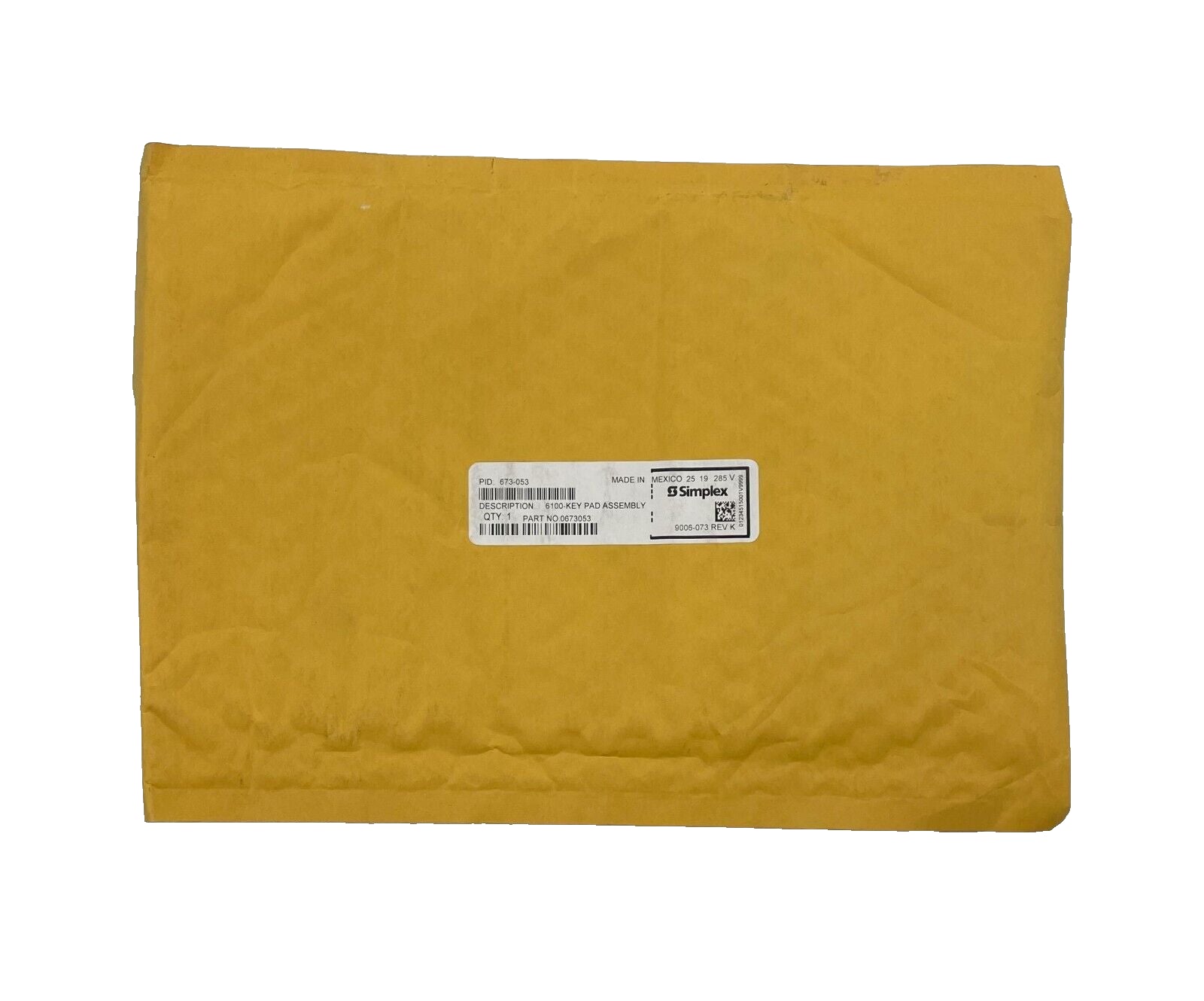 Simplex 673-053 Keypad 6100 Assembly - Same Day Shipping (SEALED)