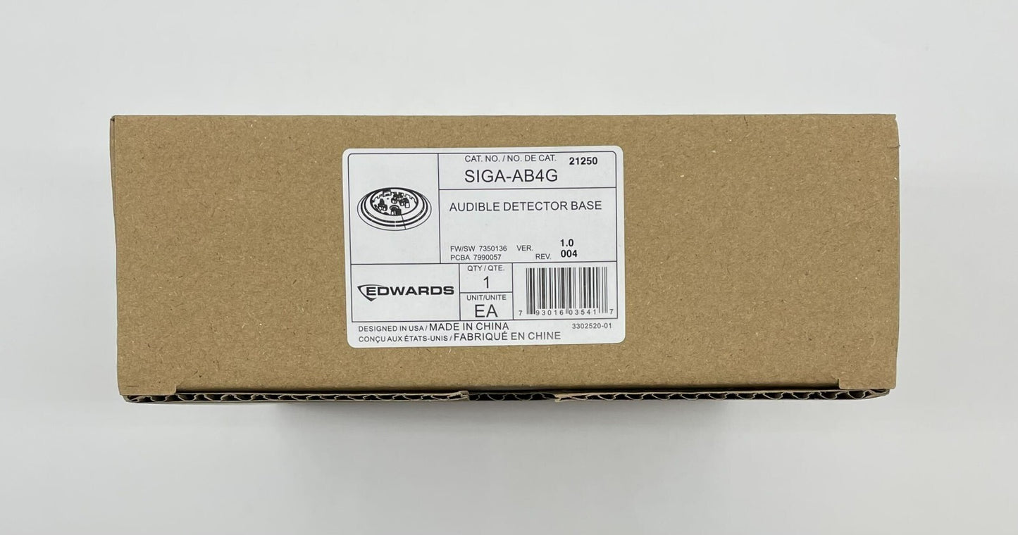 Edwards SIGA-AB4G - Same Day Shipping (SEALED)