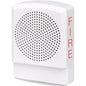 Eaton ELFHNW Wheelock Eluxa Bocina De Baja Frecuencia, Pared, Letras FUEGO, 24V, Blanco